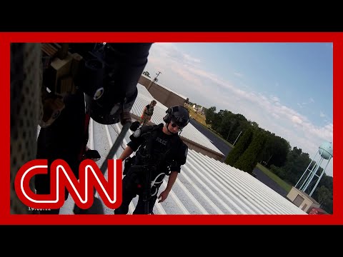 New video shows officers on roof in immediate aftermath of Trump rally shooting