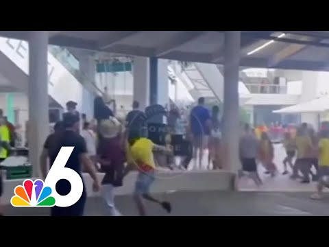 Video shows chaos as fans swarm Hard Rock Stadium for Copa America Final