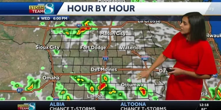 Iowa Weather Forecast: Storms Today, Blazing Heat This Weekend