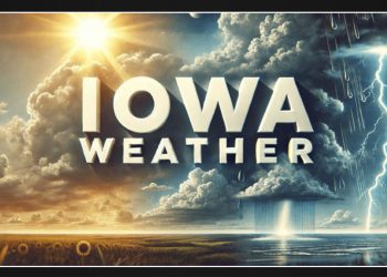 Possible Severe Thunderstorms with Gusty Winds and Lightning in Iowa