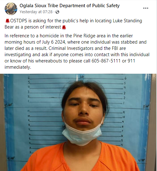 South Dakota Authorities Searching for Dangerous Criminal