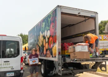 Food Bank of Iowa receives 6,000 lbs. of food from vendors at Iowa State Fair