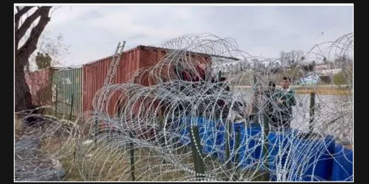 Governor Abbott advocates for border barriers between New Mexico and Texas