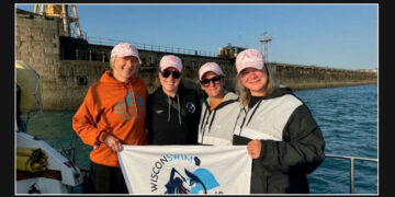 Wisconsin moms achieve historic feat by swimming the English Channel