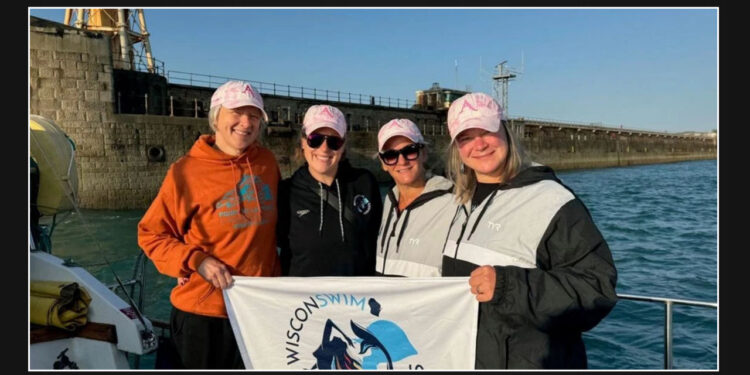 Wisconsin moms achieve historic feat by swimming the English Channel